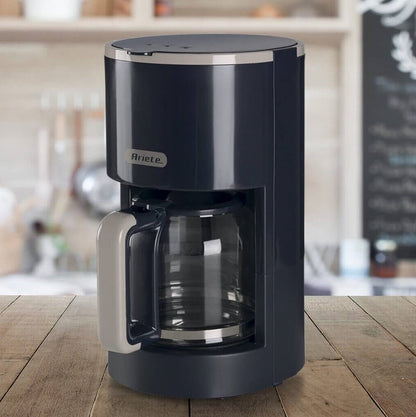 Cafetera Gota a Gota 12 Tazas Drip Black ARIETE