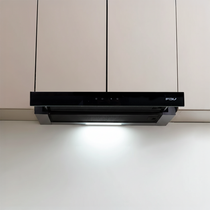 Campana Extractora 60cm Extraíble EasyFlow Touch Black 60