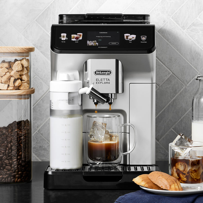 Cafetera Superautomatica Eletta Explore Cold Brew ECAM450.65.S DELONGHI