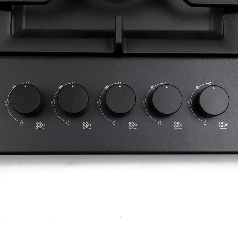 Encimera a Gas 5 Quemadores 90cm Elite Black FDV