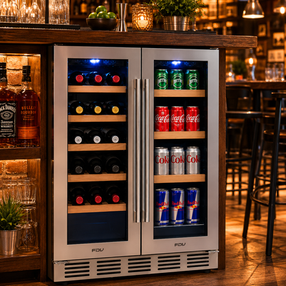 Cava de Vinos 20 Botellas + 50 Latas Dual Elite FDV
