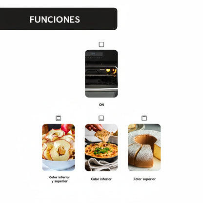 Horno Empotrable Eléctrico 80L Design FDV