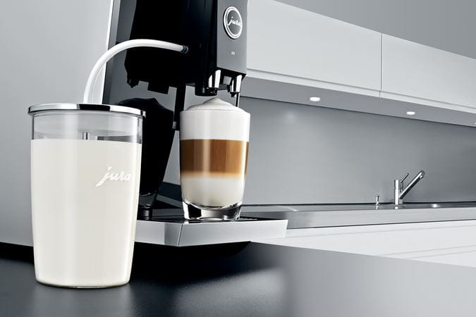 Cafetera Superautomática White E8 Piano 15710 + Vaso JURA