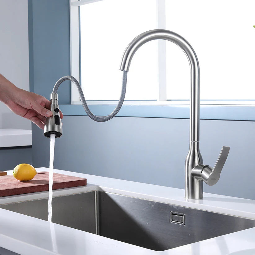 Griferia Steel Extensible FDV Kitchen Center Peru