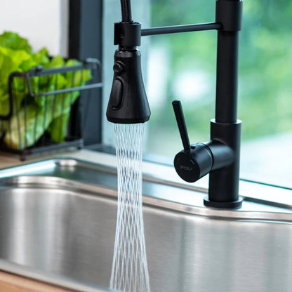 Griferia de Cocina Monocomando Extensible Black Top pro 4.0 FDV