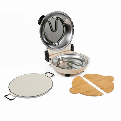 Horno Eléctrico para Pizza Control Dual Napoles Beige FDV