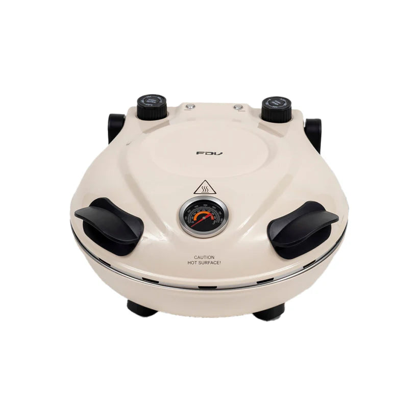 Horno Eléctrico para Pizza Control Dual Napoles Beige FDV