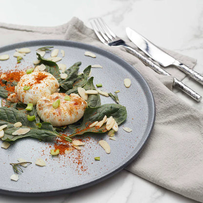 Juego de Vajilla Gris Porcelana 20 Pzs Coquinaria