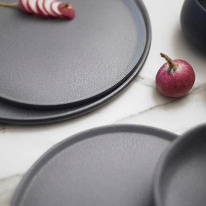 Juego de Vajilla Gris Porcelana 20 Pzs Coquinaria