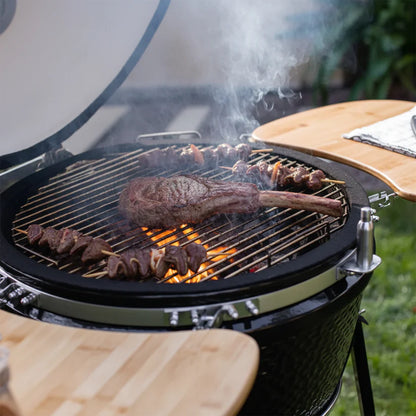 Combo Parrilla Kamado Tokio Negro 22" FDV + Encendedor Eléctrico de Carbon para Parrilla Charcoal SimpleCook