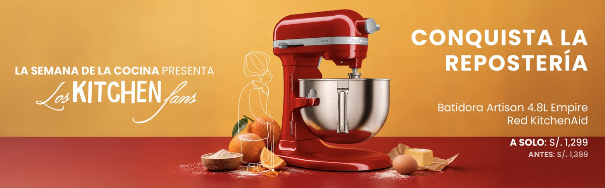 Batidora Artisan 4.8L Empire Red KitchenAid