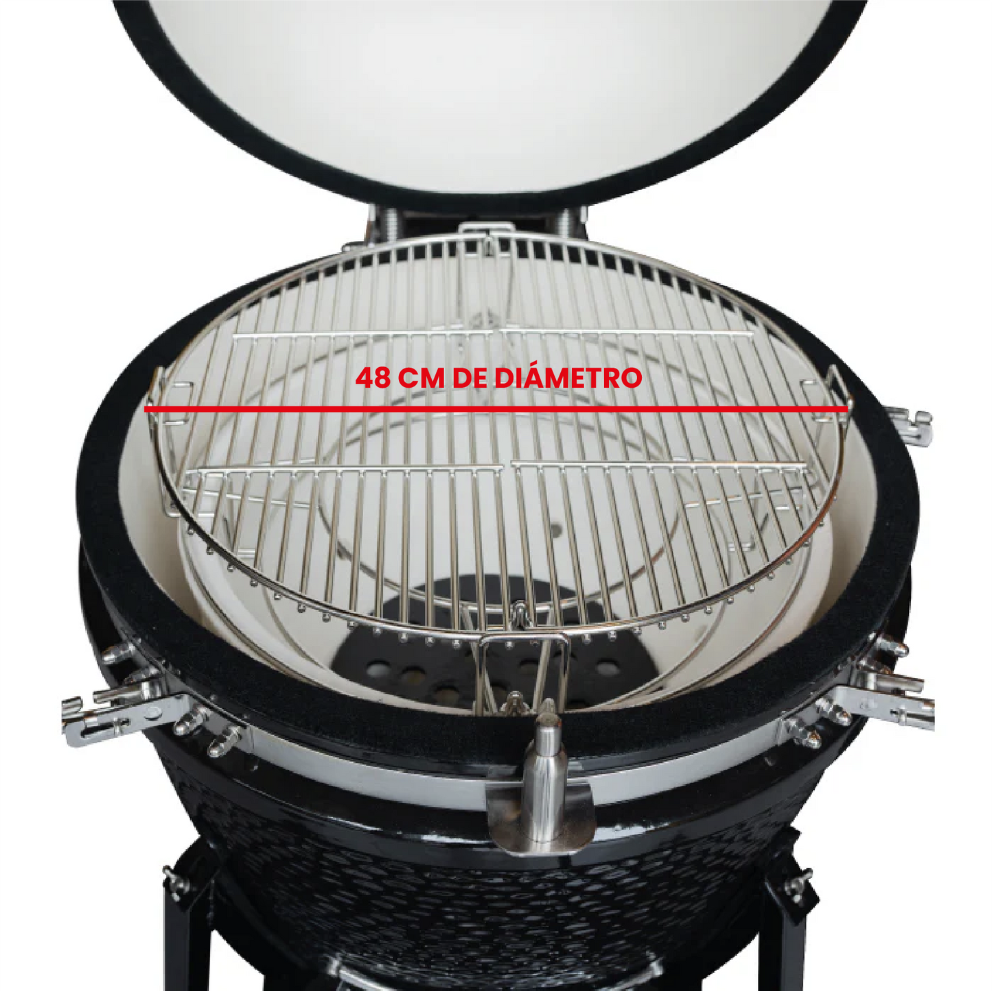 Parrilla Kamado Tokio 22" Negro FDV