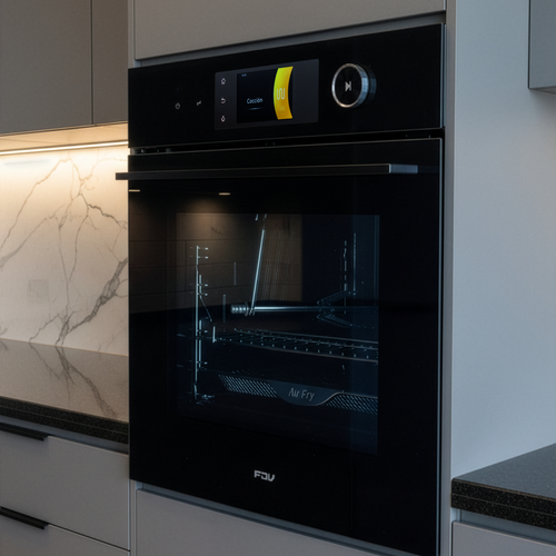 Horno Empotrable Eléctrico 70L Air Fryer Pantalla Color Prestige Touch FDV