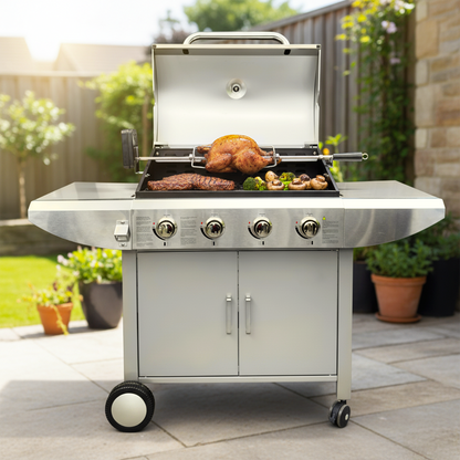 Parrilla a Gas 4 Quemadores Essence 4Q FDV