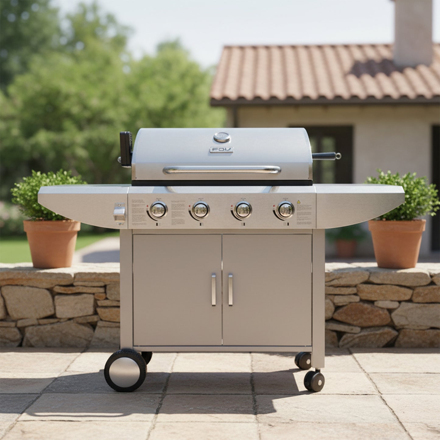 Parrilla a Gas 4 Quemadores Essence 4Q FDV