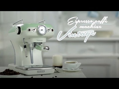 Cafetera Espresso Vintage Verde ARIETE
