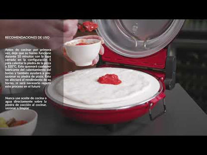 Horno Eléctrico de Pizza Napoles Rojo FDV