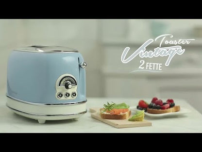 Tostadora de Pan 2 Rebanadas Vintage Beige ARIETE