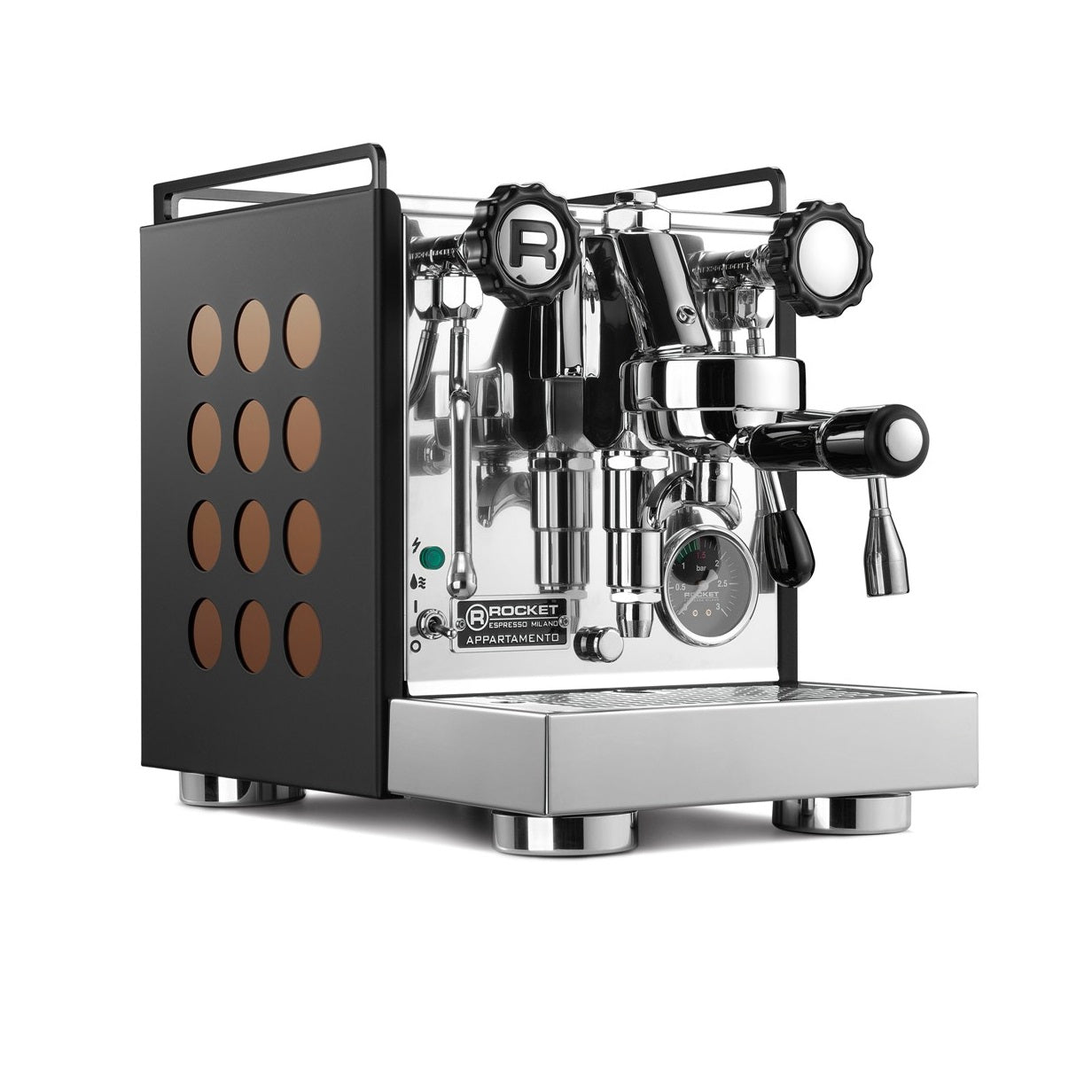 Cafetera Semiautomatica Appartamento Black Copper ROCKET