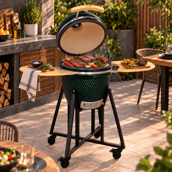 Parrilla Kamado Sakai 18" Verde FDV