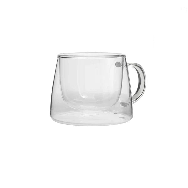 Combo Cafetera Delicato Inox + Set 2 Mugs de Vidrio 250Ml FDV