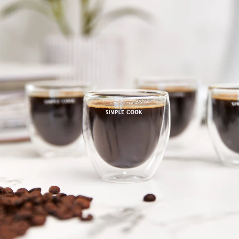 Set 4 Tazas Espresso Simple Cook