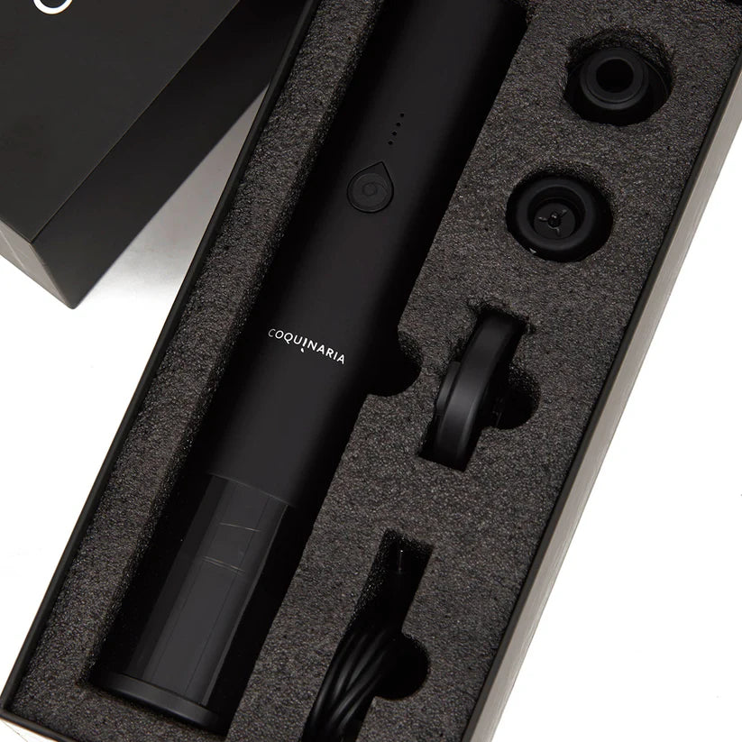 Descorchador de Vinos y Bomba al Vacío 2 en 1 + 2 Tapones COQUINARIA