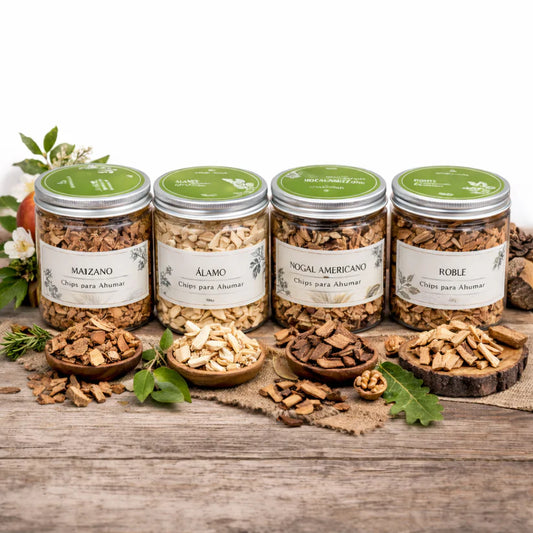 Set de Chips para Ahumador 4 Sabores Simple Cook