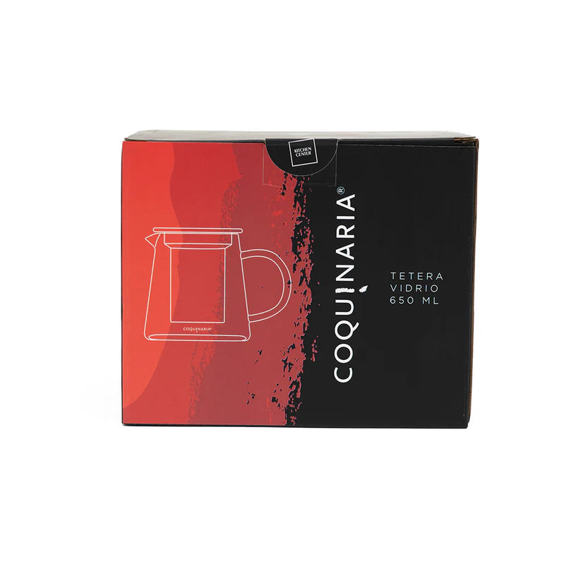 Tetera para Té de Vidrio 650ml COQUINARIA
