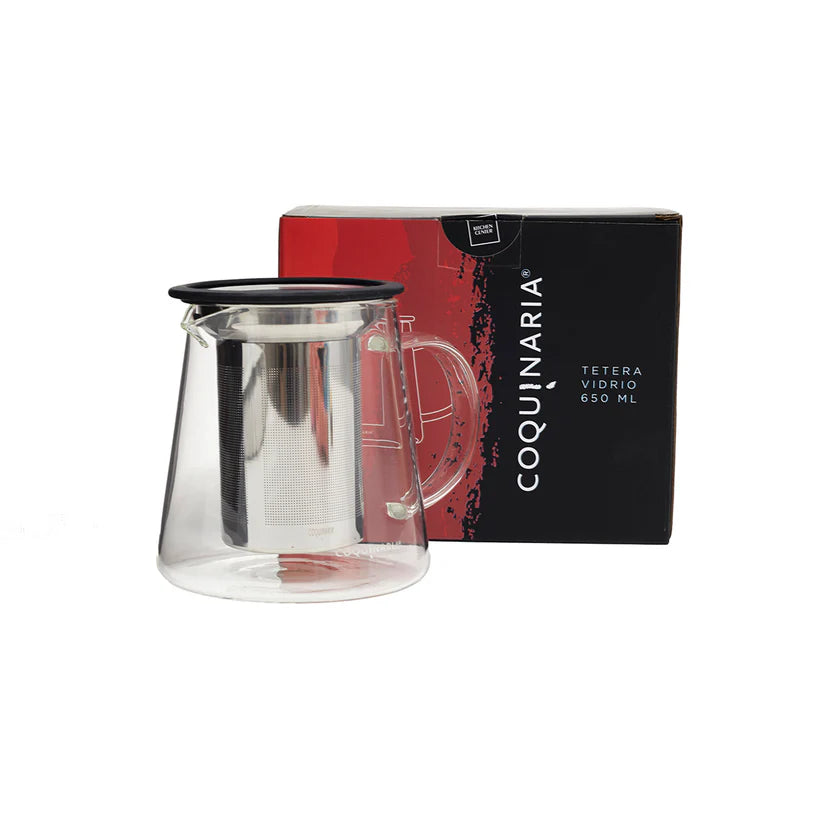 Tetera para Té de Vidrio 650ml COQUINARIA
