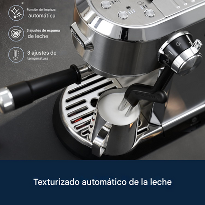 Cafetera Dedica Maestro Plus Metal EC950.M DELONGHI