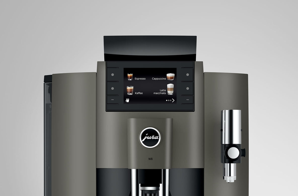Cafetera Superautomática W8 Dark Inox 15709 + Refrigerador de Leche Black 1.0LT JURA