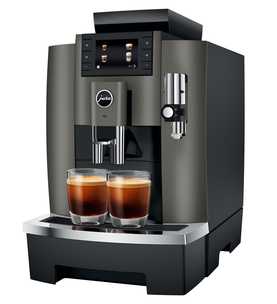 Cafetera Superautomática W8 Dark Inox 15709 + Recipiente de Leche 0.5LT JURA