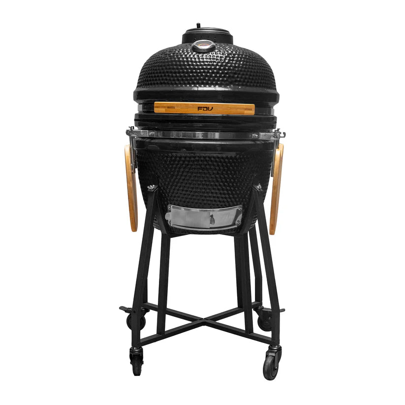 Combo Parrilla Kamado Sakai Negro 19" FDV + Encendedor Eléctrico de Carbon para Parrilla Charcoal SimpleCook