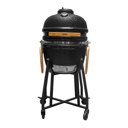 Combo Parrilla Kamado Sakai Negro 19" FDV + Encendedor Eléctrico de Carbon para Parrilla Charcoal SimpleCook