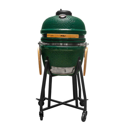 Combo Parrilla Kamado Sakai Verde 19" FDV + Encendedor Eléctrico de Carbon para Parrilla Charcoal SimpleCook