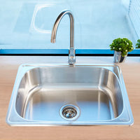 Lavadero de Cocina Sobre Tablero Acero Inox Mega FDV