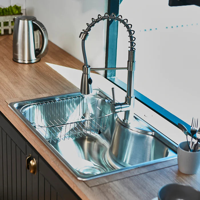 Lavadero Acero Inox 1 Poza Sobre Cubierta Acqua FDV