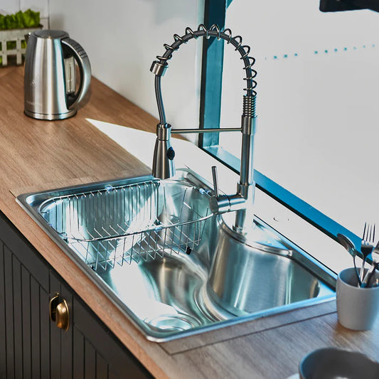 Lavadero Acero Inox 1 Poza Sobre Cubierta Acqua FDV