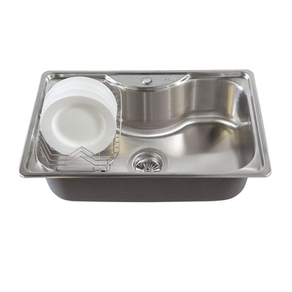 Lavadero Acero Inox 1 Poza Sobre Cubierta Acqua FDV