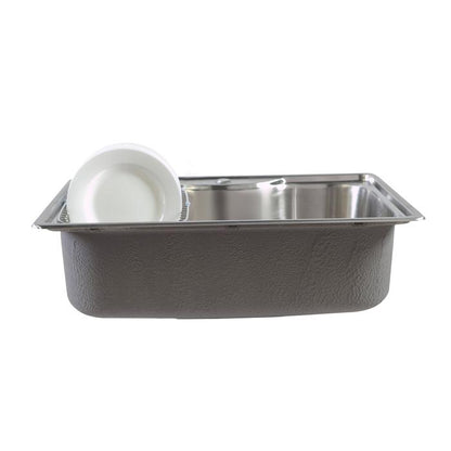 Lavadero Acero Inox 1 Poza Sobre Cubierta Acqua FDV