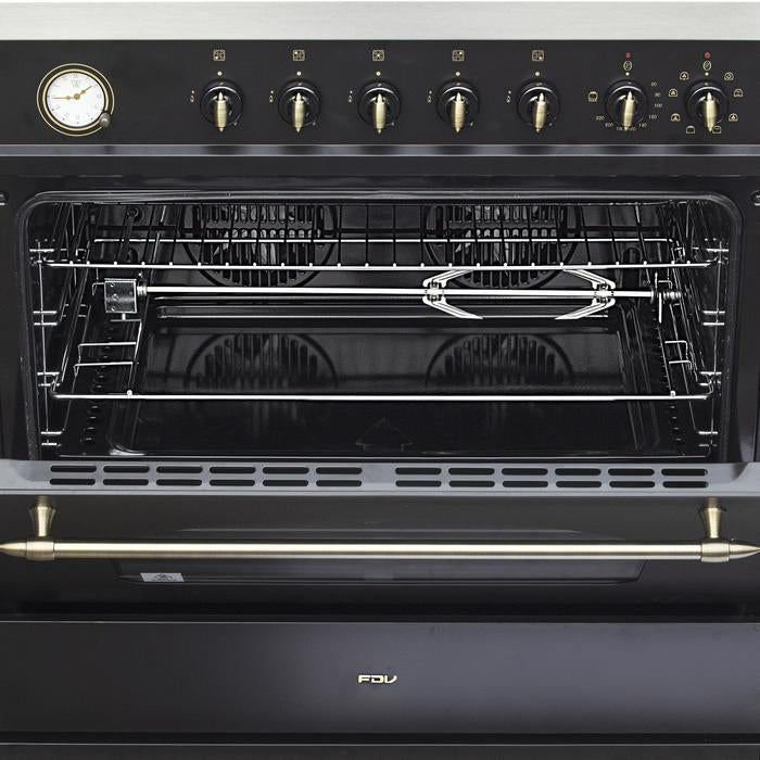 Cocina a Gas 5 Quemadores 90cm Deluxe Vintage FDV