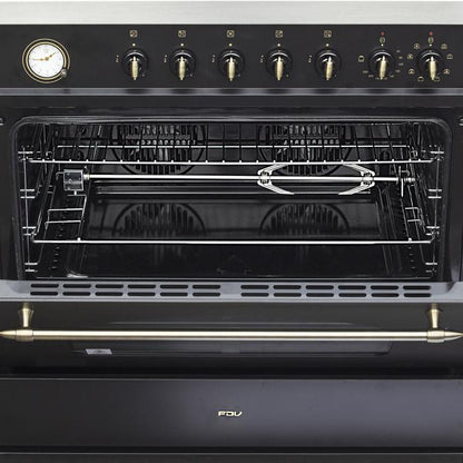 Cocina a Gas 5 Quemadores 90cm Deluxe Vintage FDV