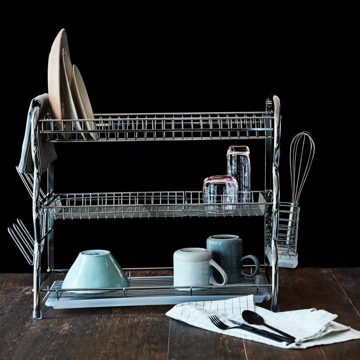 Escurridor de Platos Cromo XL SIMPLECOOK