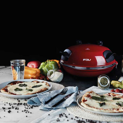 Horno Eléctrico de Pizza Napoles Rojo FDV