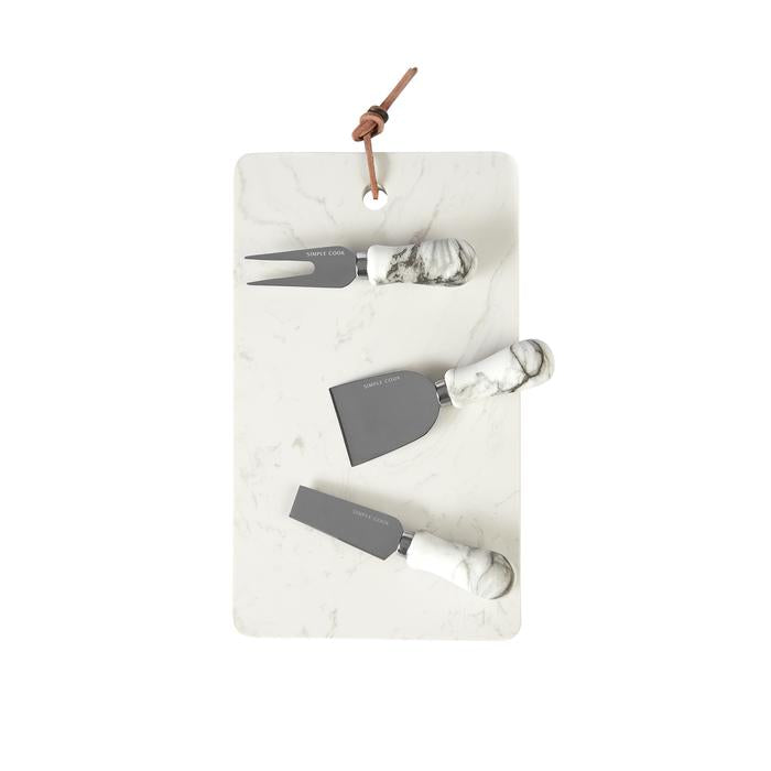 Set Tabla de Quesos Simple Cook Silver