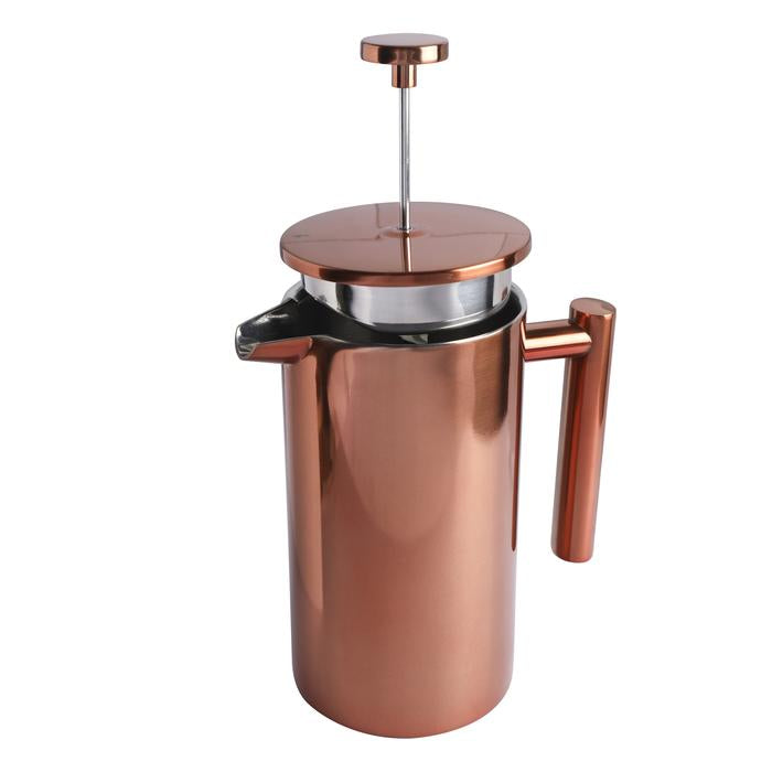 Cafetera Prensa Francesa 1L Bolonia Rose Gold SIMPLECOOK
