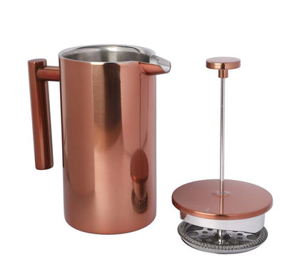Cafetera Prensa Francesa 1L Bolonia Rose Gold SIMPLECOOK