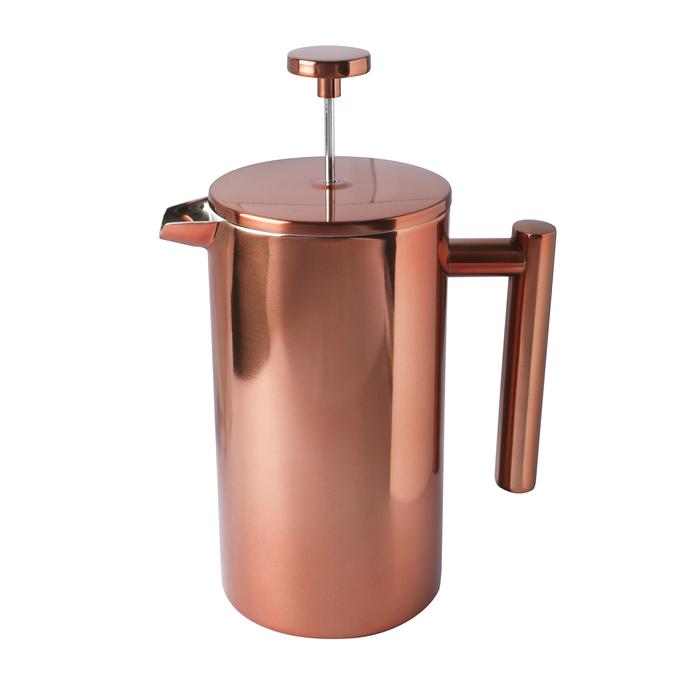 Cafetera Prensa Francesa 1L Bolonia Rose Gold SIMPLECOOK