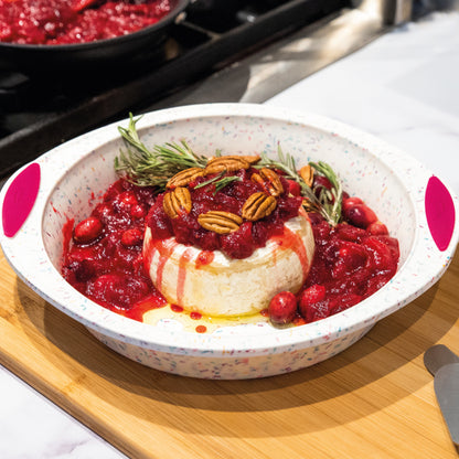 Molde Confetti Fuchsia Cake 23cm TRUDEAU